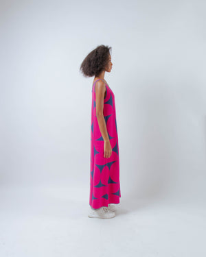 Geo Dress Pink