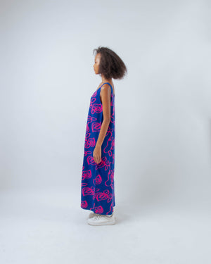 Artes Dress Blue