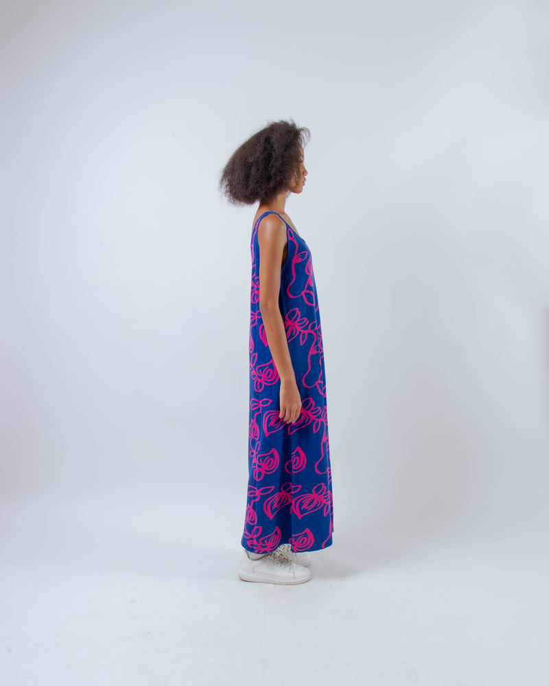 Artes Dress Blue