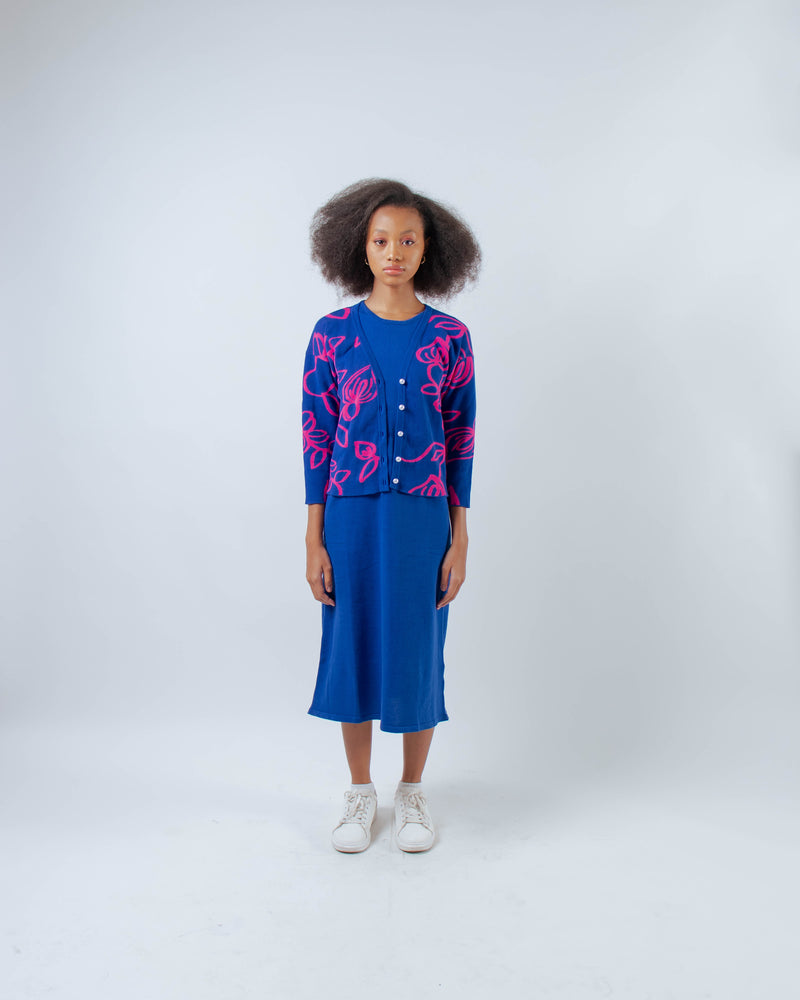 Artes Cardigan Blue