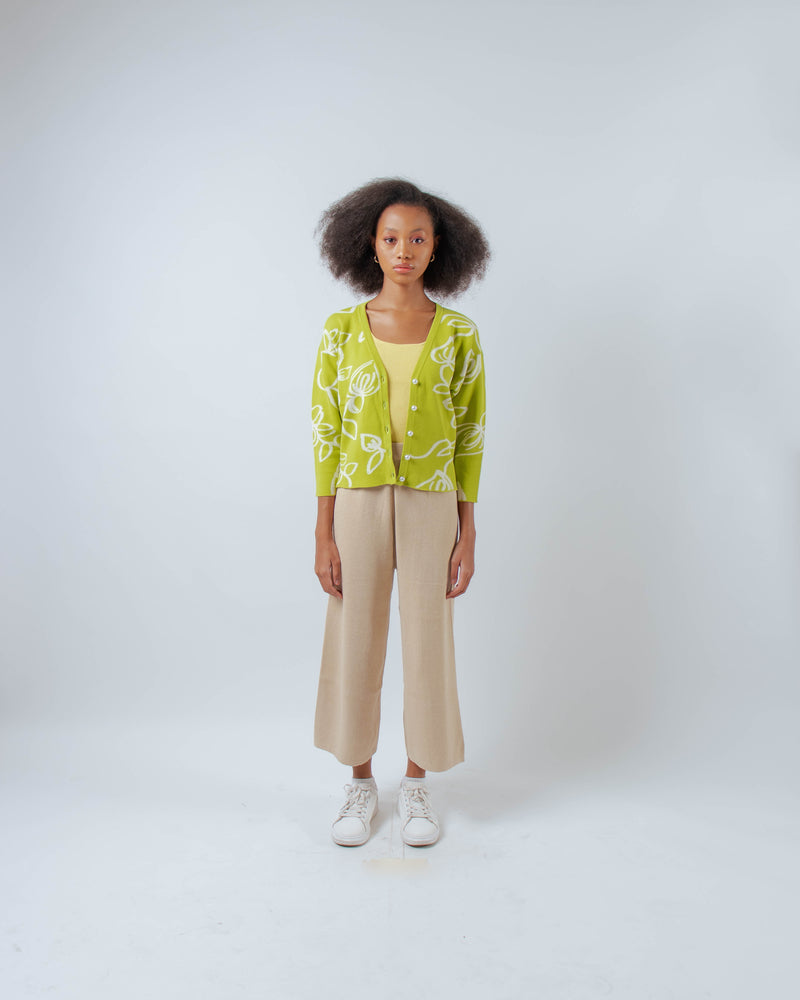 Artes Cardigan Yellow