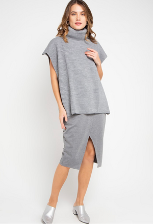 Tik Poncho Black
