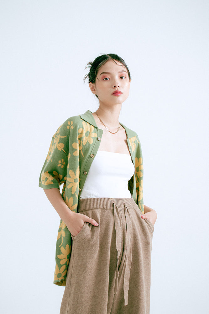 Flora Lounge Shirt Mint