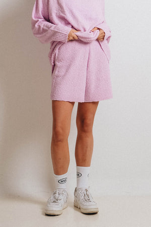 
            
                Load image into Gallery viewer, Popcorn High-waisted Shorts Pink
            
        