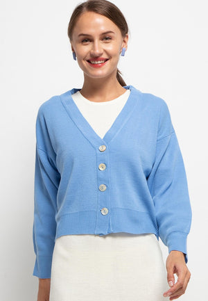 Faye Cardigan Blue
