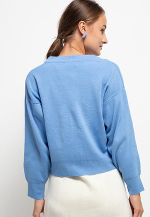 Faye Cardigan Blue