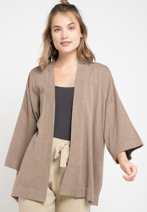 Marina Cardigan in Brownmel