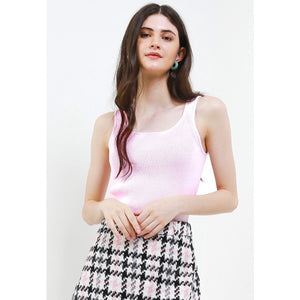 Noir Sur Blanc AT Tank Top Pink